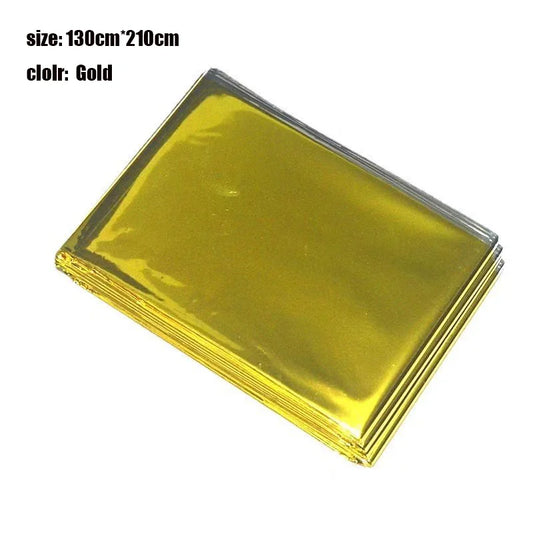 Outdoor Insulation Portable Foil Emergency Blanket – Essential Survival Gear