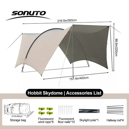 8-10 Person Camping Sun Shade Canopy – Ultimate Outdoor Shelter