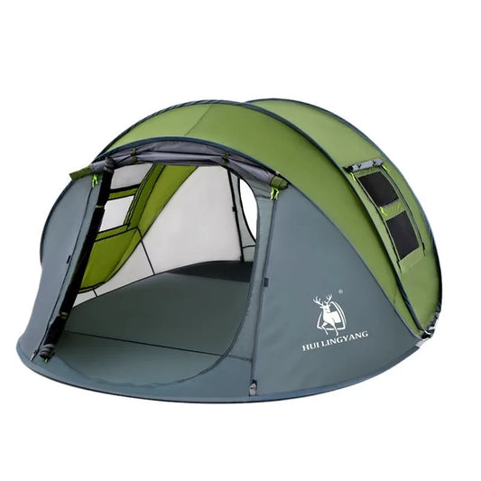 Outdoor Adventure Made Easy: 3-4 Person Automatic Pop Up Tent