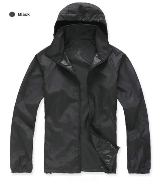 DIMUSI Men's &amp; Women's Quick Dry UV Protection Windbreaker Jacket