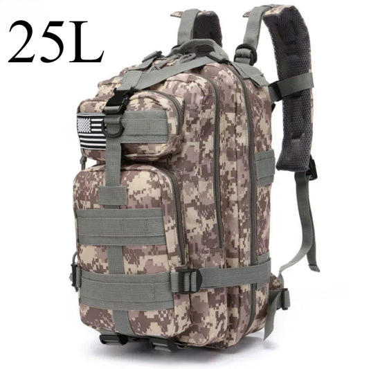 50L Travel Backpack for Men – Waterproof Hiking &amp; Camping Bag