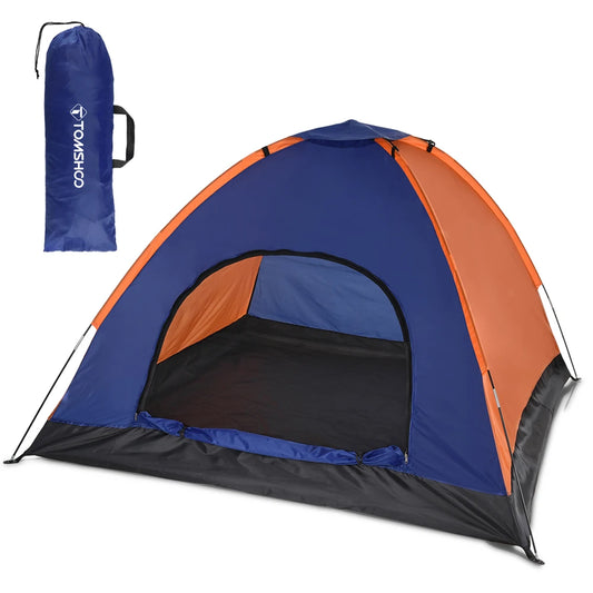 TOMSHOO Lightweight Camping Tent for 3-4 Persons – Ideal for Outdoor Adventures