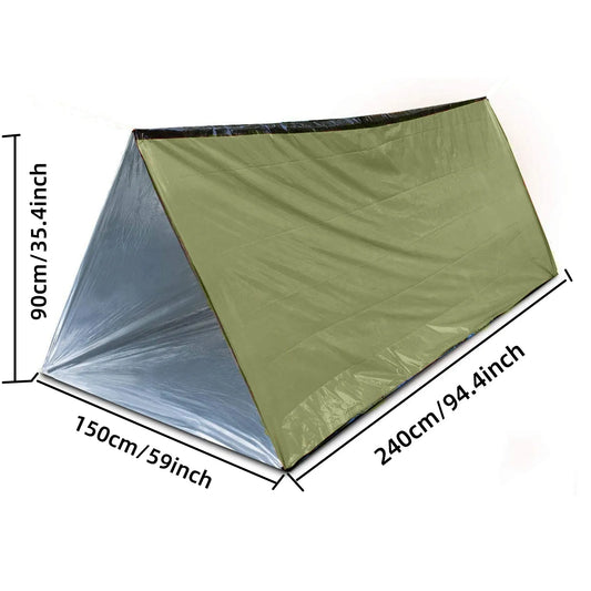 2 Person Emergency Shelter Bivy Survival Tent Kit – Essential Outdoor Gear