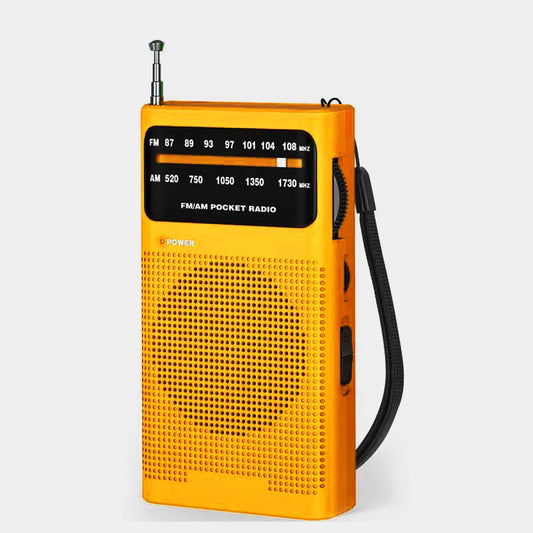 Compact Emergency Survival Radio – Portable AM/FM Analog Pocket Radio