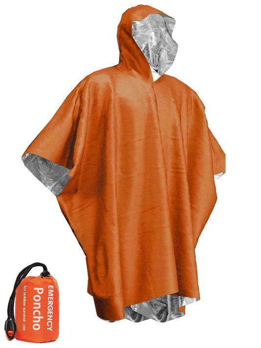 Emergency Rain Poncho Thermal Blanket – Ultimate Outdoor Survival Gear