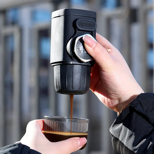 15Bar Portable Hand Press Espresso Coffee Machine – Compact Coffee Maker for Home, Travel, and Outdoors