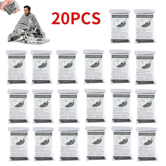 5-30Pc Outdoor Emergency Survival Blanket – Thermal &amp; Waterproof