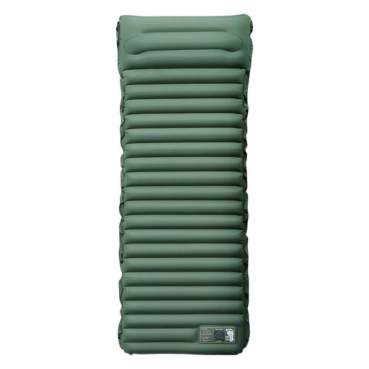 10cm Self-Inflating Sleeping Mat with Foot Pump &amp; Pillow – Ultralight Camping Essential